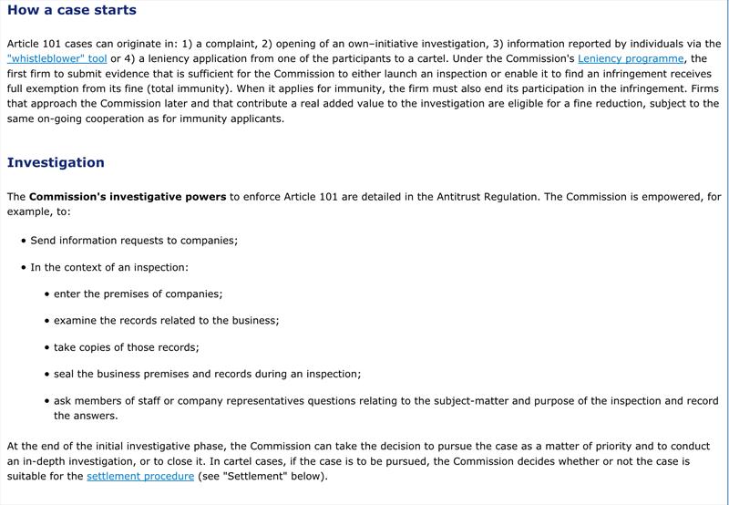 Procedures in anticompetitive agreements - European Commission photo copyright European Commission taken at 