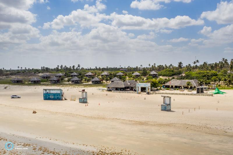 Camera and commentary staging at Rancho do Peixe, Prea - 2018 GKA Kite-Surf World Tour - photo © Ydwer van der Heide