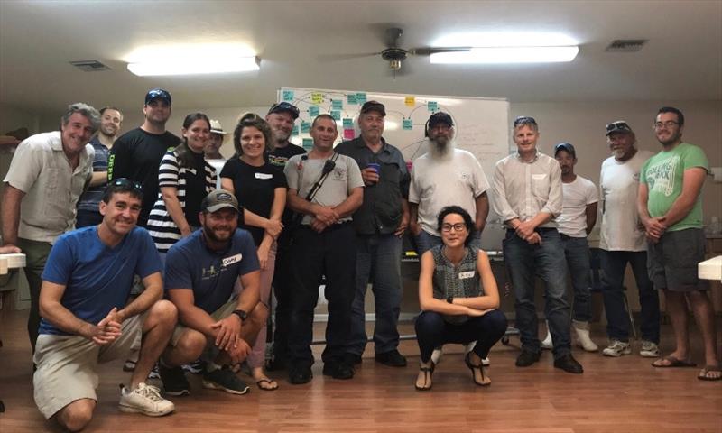 NOAA Scientists and Fishermen at an Ecosystem workshop in the Gulf of Mexico during the Summer of 2018 photo copyright IEA / NOAA Fisheries taken at 