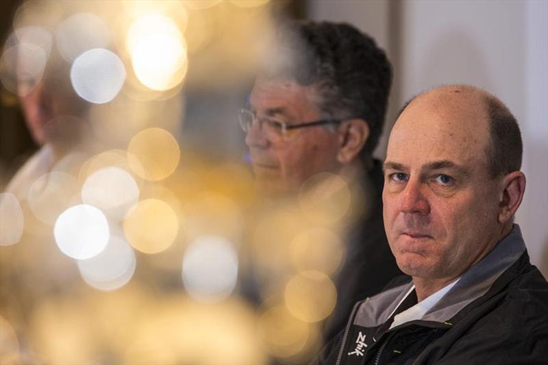 Matt Allen (Ichi Ban) eyes the Tattersall Cup for Overall Winner Rolex Sydney Hobart. - photo © Andrea Francolini