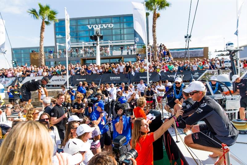 Volvo Ocean Race, Alicante Stopover. Leg 01 start. 22 October, 2017 photo copyright Pedro Martinez / Volvo Ocean Race taken at 