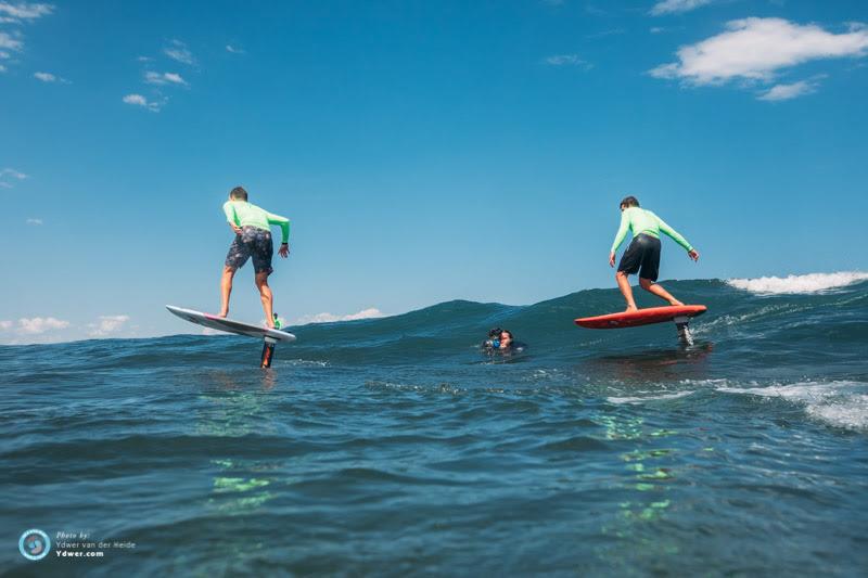 Foil feels in the morning before the riders warmed up - GKA Kite-Surf World Tour Torquay - Day 1 photo copyright Ydwer van der Heide taken at 