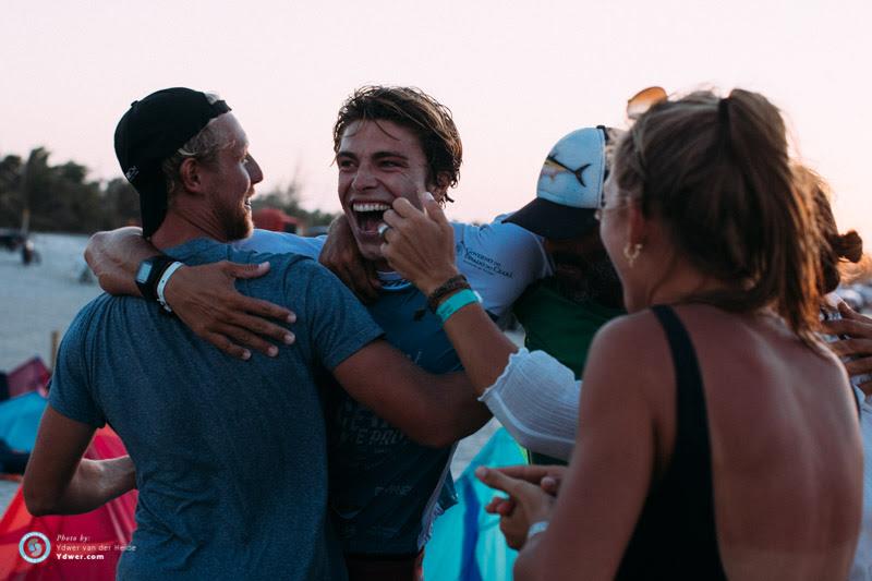 Camille lets loose after his stunning performance last month in Brazil - GKA Kite-Surf World Tour Prea - photo © Ydwer van der Heide