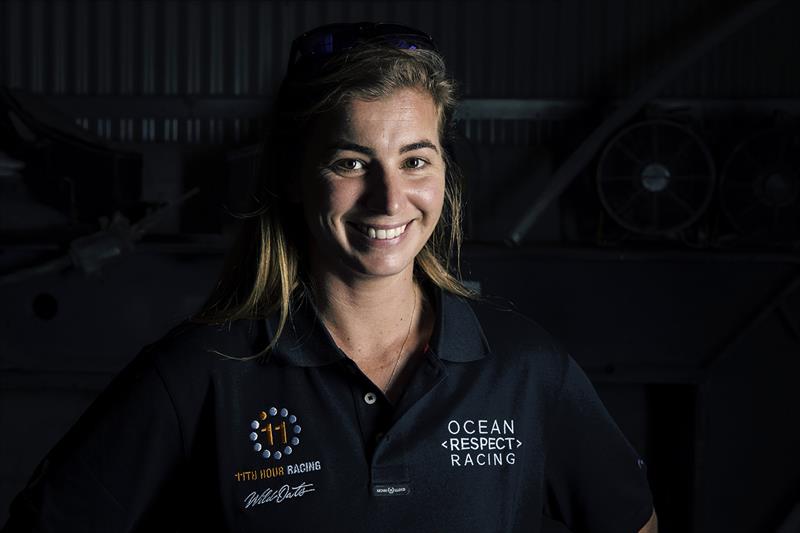 Rolex Sydney to Hobart Bianca Cook part of the all female crew on OCEAN RESPECT RACING (Wild Oats X) - photo © Andrea Francolini