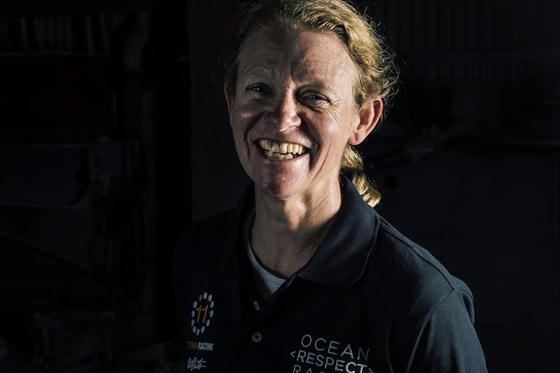 Rolex Sydney to Hobart Sue Crafer part of the all female crew on OCEAN RESPECT RACING (Wild Oats X) photo copyright Andrea Francolini taken at Cruising Yacht Club of Australia