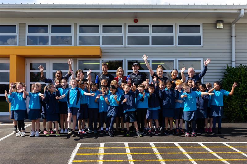 Genesis and Emirates Team New Zealand will work together to introduce new STEM resources and activities for schools photo copyright Genesis Energy taken at 