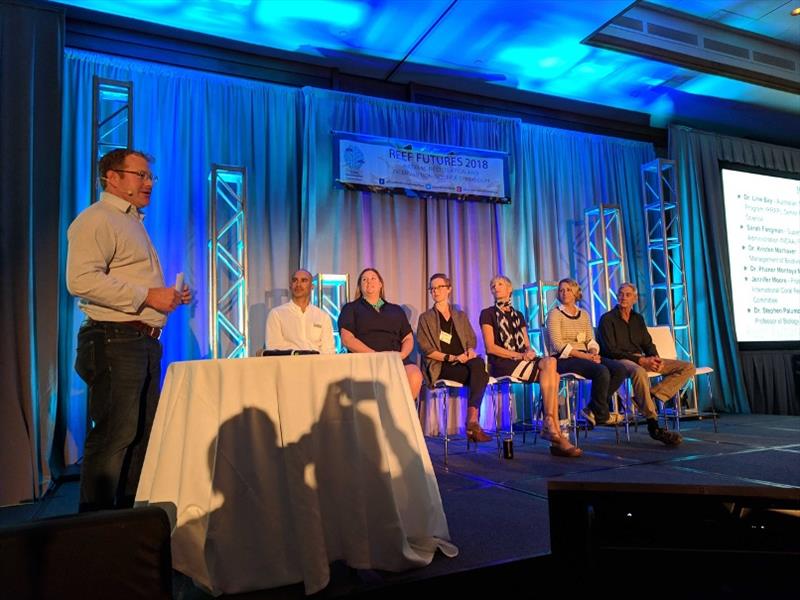 Expert Panel takes questions from NOAA's Tom Moore at Reef Futures 2018 photo copyright Coral Restoration Consortium taken at 