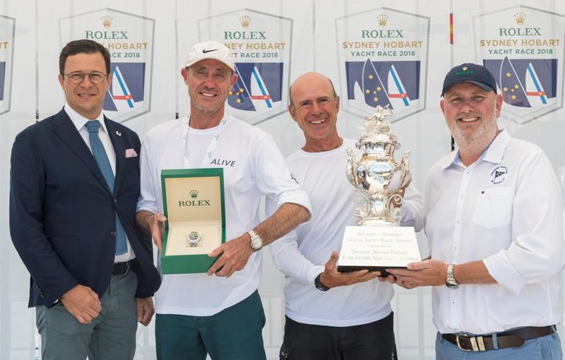 Alive secures overall victory - 2018 Rolex Sydney Hobart Yacht Race - photo © Rolex / Studio Borlenghi