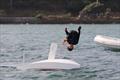 Andrew Kensington celebrates his win in the Tauranga Cup - Evans Bay Yacht and Motor Boat Club - January 2019 © Richard Beauchamp