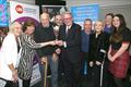 LRYSA founders, John Buckingham and Colin Magee, receive the 'Outstanding Contribution to Sport in Leicestershire' award from the Mayor of the Borough of Hinckley & Bosworth, Cllr Jan Kirby, at the Hinckley and Bosworth Sports Awards © Ted Cottrell