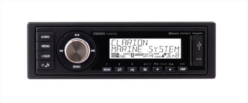 Clarion M508 Radio photo copyright Clarion Marine taken at 