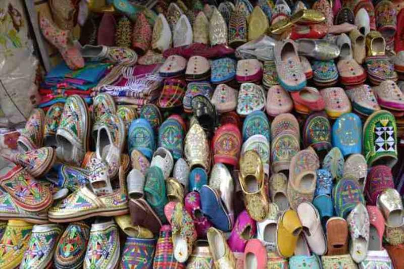 Moroccan shoes or slippers - photo © SV Red Roo