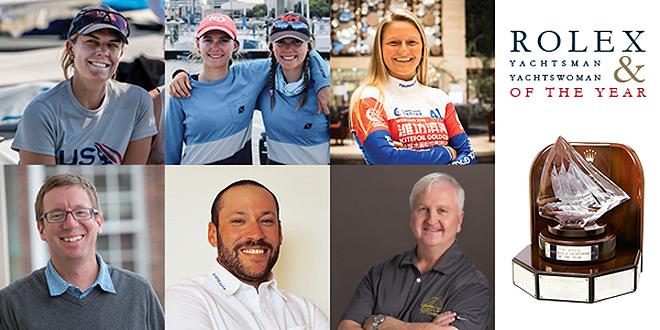 Top: Paige Railey, Carmen and Emma Cowles, Daniela Moroz. Bottom: Will Welles, Zeke Horowitz, Jud Smith photo copyright US Sailing taken at 