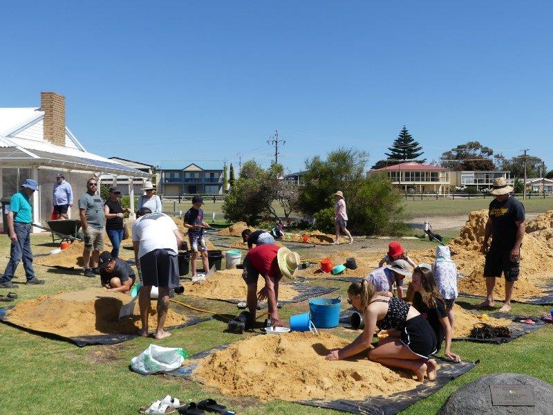 The sand castle competition was a huge hit for the children and families at the Aqua Spectacular Goolwa Regatta Week - photo © Canvas Sails