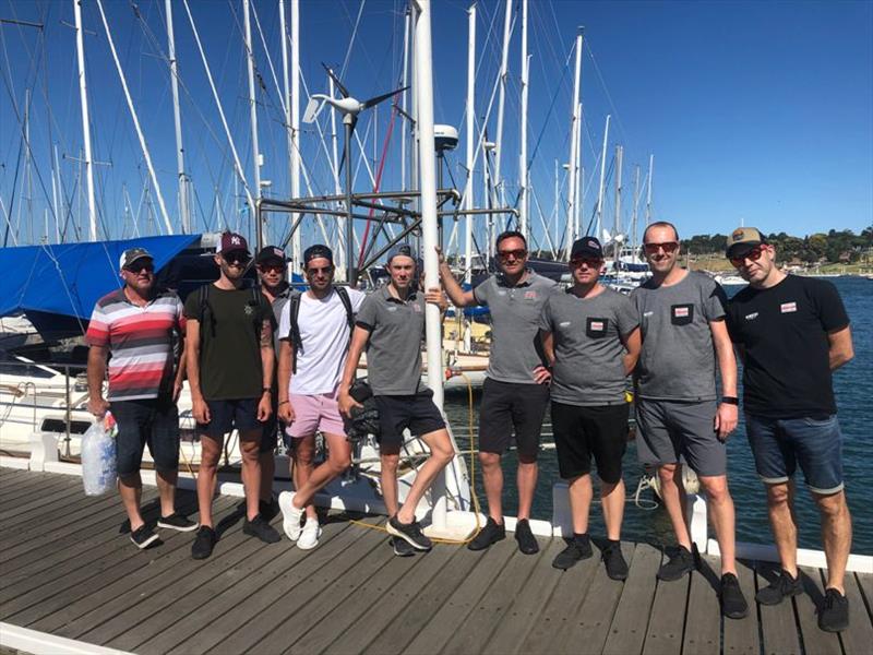 Cyclists and staff from Lotto Soudal - Festival of Sails - Sailing Challenge photo copyright Event Media taken at Royal Geelong Yacht Club