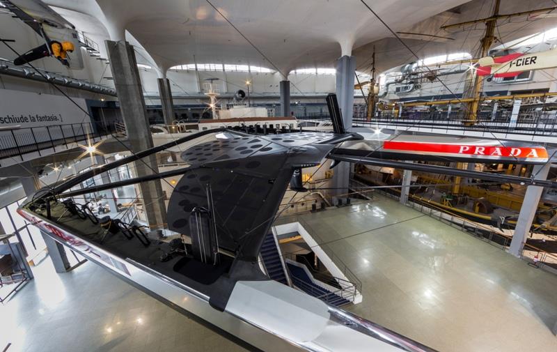 The Catamaran AC72 `Luna Rossa` at the National Museum of Science and Technology `Leonardo da Vinci` in Milan photo copyright Carlo Borlenghi / Foiling Week taken at 