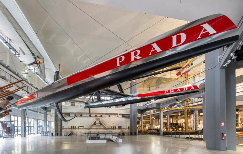 The Catamaran AC72 `Luna Rossa` at the National Museum of Science and Technology `Leonardo da Vinci` in Milan photo copyright Carlo Borlenghi / Foiling Week taken at 