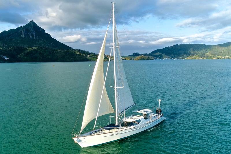SV Silver Fern under sail showing a very practical and easily handled rig ideal for short-handed extended cruising - photo © Martha Mason