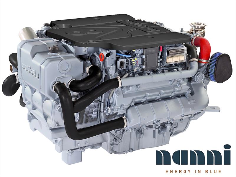 Nanni 370hp four valve per cylinder, twin turbo, 4.5l V8 Diesel photo copyright Nanni Diesel taken at 