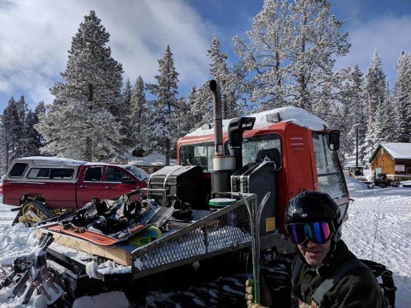 This mornings commute up the mountain. - photo © Steve Bodner