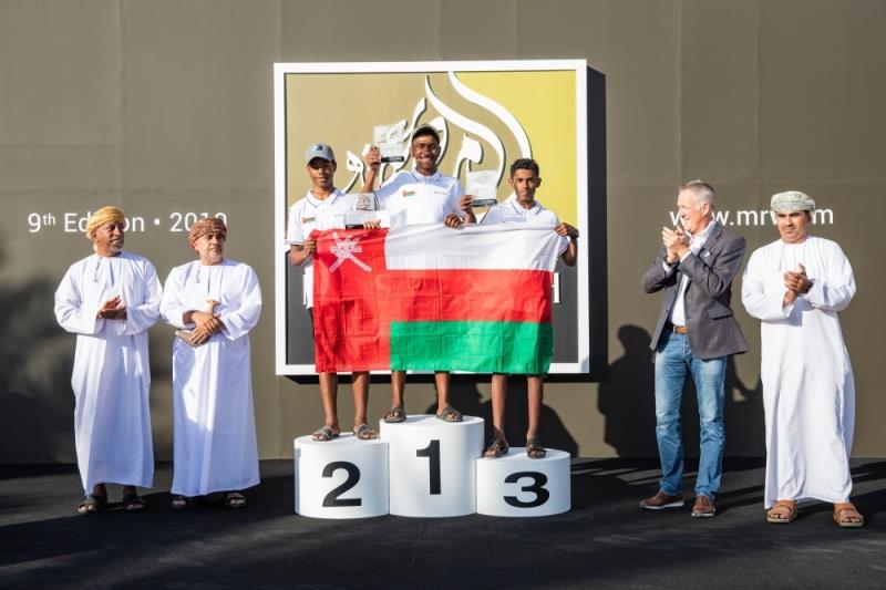 Prizegiving ceremony - Mussanah Race Week 2019 photo copyright Oman Sail taken at Oman Sail