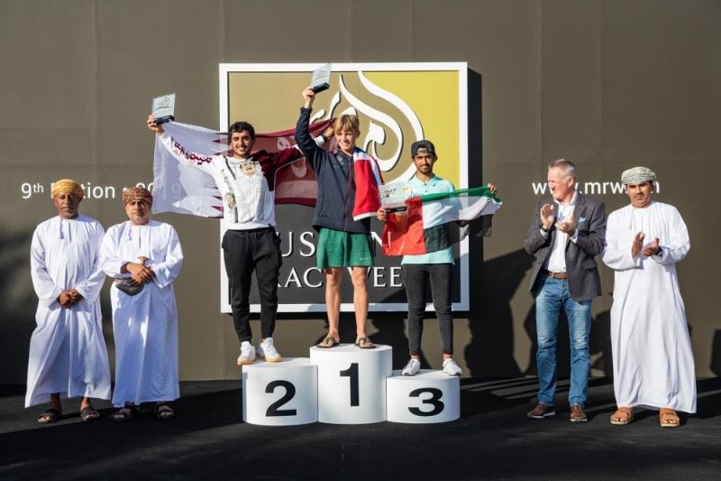Prizegiving ceremony - Mussanah Race Week 2019 photo copyright Oman Sail taken at Oman Sail