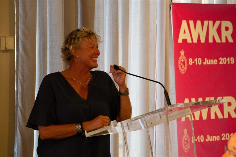 Wendy Tuck - guest speaker ahead of the PPWCS and Australian Women's Keelboat Regatta photo copyright Royal Melbourne Yacht Squadron taken at Royal Melbourne Yacht Squadron