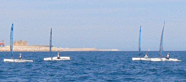 Melges 14 - Day 2- Single handed Dinghy Trials - Valencia, Spain - photo © Richard Gladwell