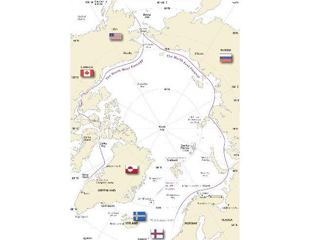 2019 Periplus to Northwest Passage map photo copyright Daria Blackwell taken at Ocean Cruising Club