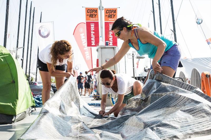 For the very first time in history the Copa del Rey MAPFRE will have an all-female winning team photo copyright Laura G. Guerra / Copa del Rey MAPFRE taken at Real Club Náutico de Palma