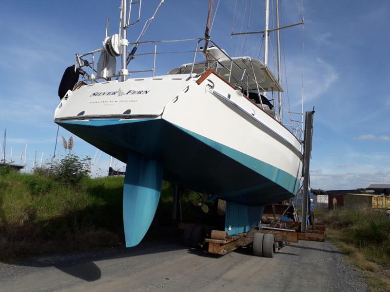 Silver Fern's shallow draft is a big asset for a 70ft cruising vessel - SV Silver Fern - photo © Martha Mason