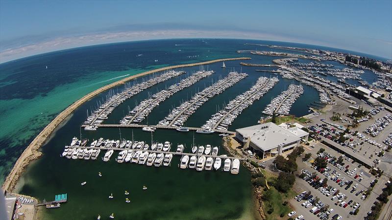 Fremantle Sailing Club aerial view photo copyright Clipper Race taken at Fremantle Sailing Club