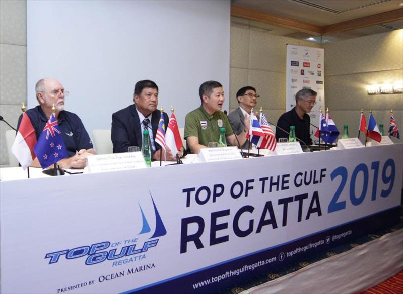 Top of the Gulf Regatta Press Conference photo copyright Event Media taken at Ocean Marina Yacht Club