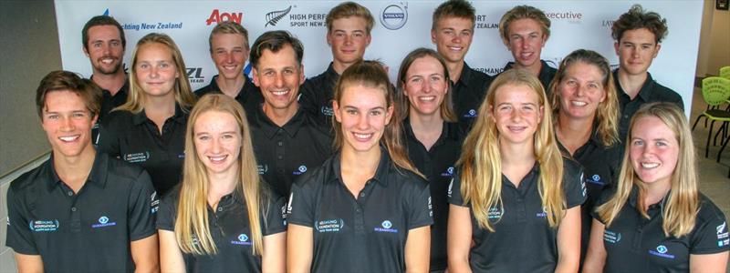 NZL Sailing Foundation - 2019 Youth Worlds team - photo © Michael Brown, Yachting New Zealand