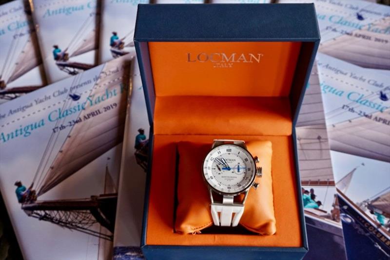 One of the elegant prizes from LOCMAN - Antigua Classic Yacht Regatta - photo © Event Media