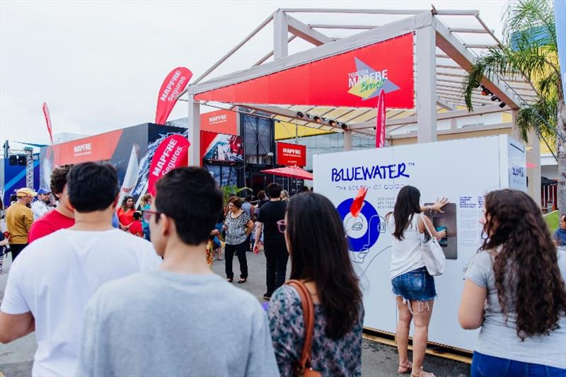 Bluewater drinking water stations at the Race Village photo copyright Pedro Martinez / Volvo Ocean Race taken at 