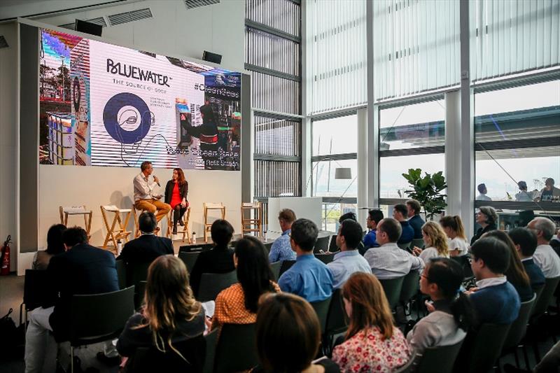 Bluewater represented at a sustainable event workshop in Hong Kong during the 2017-18 race photo copyright Pedro Martinez / Volvo Ocean Race taken at 