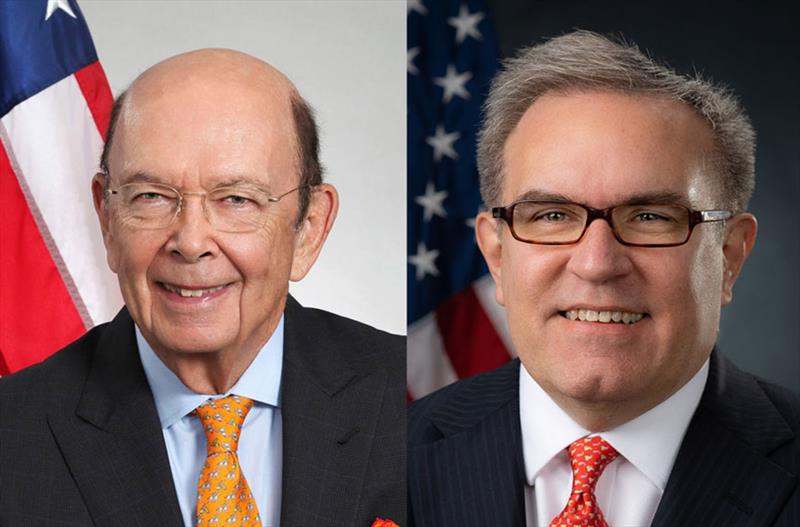 U.S. Secretary of Commerce Wilbur Ross and Environmental Protection Agency (EPA) Administrator Andrew Wheeler  photo copyright NMMA taken at 