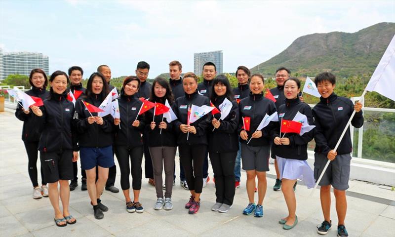 Sanya ambassadors for the Clipper 2019-20 Race photo copyright Clipper Ventures taken at 