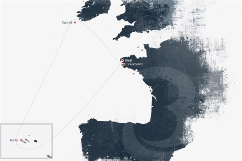 Bermudes 1000 Race map photo copyright Bermudes 1000 Race taken at 