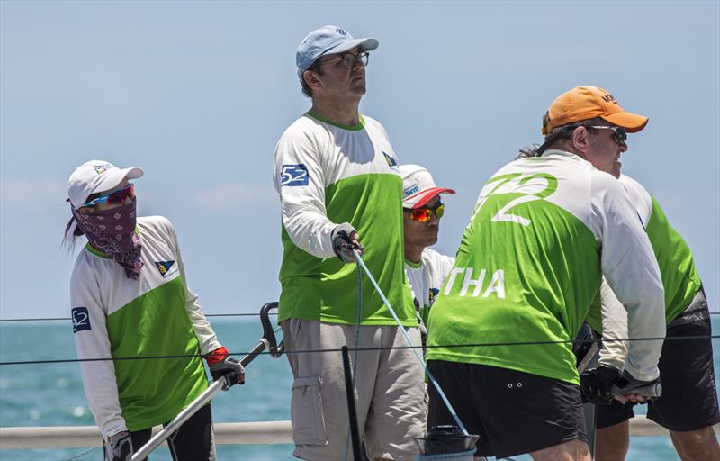 Top of the Gulf Regatta 2019. Noppakao Poonpat of the helm. THA72 photo copyright Guy Nowell / Top of the Gulf Regatta taken at Ocean Marina Yacht Club