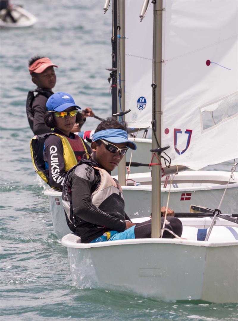 Top of the Gulf Regatta 2019. Optimist fleet photo copyright Guy Nowell / Top of the Gulf Regatta taken at Ocean Marina Yacht Club