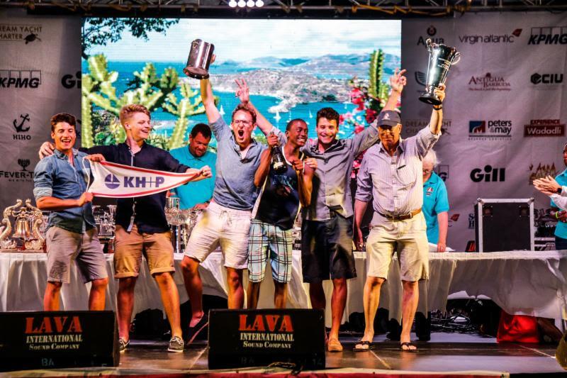 Bareboat Overall was won by Hans Steidle's KH P Barbuda - 2019 Antigua Sailing Week photo copyright Paul Wyeth / pwpictures.com taken at Antigua Yacht Club