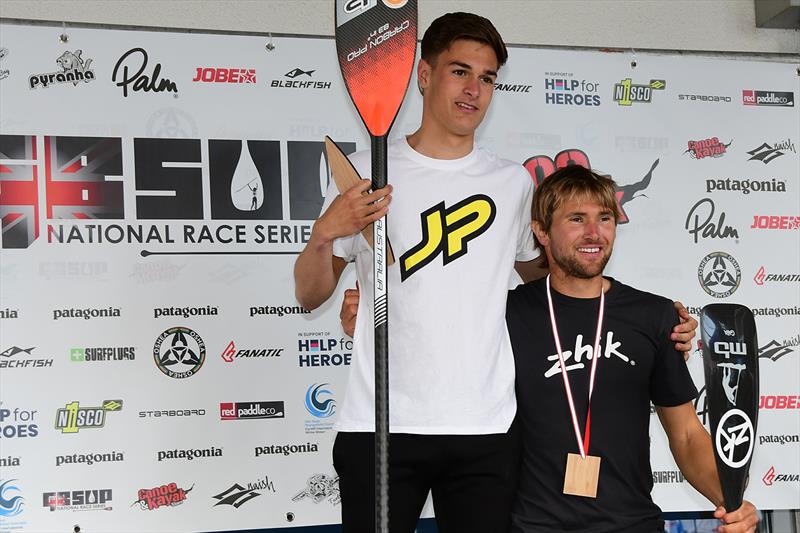 Olympic sailor Chris Rashley swaps the Nacra 17 for a SUP in the Battle of the Thames - photo © Geoff Mather