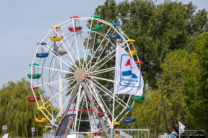 Ferry wheel ready for Nautical Festival - 2019 Medemblik Regatta - Day 3 photo copyright Sander van der Borch taken at 