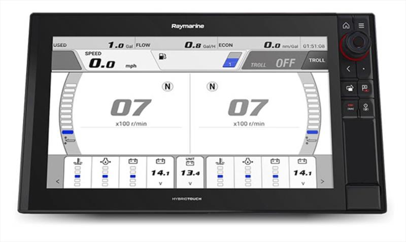 Raymarine Axiom now supports Yamaha command link integration photo copyright Raymarine taken at 