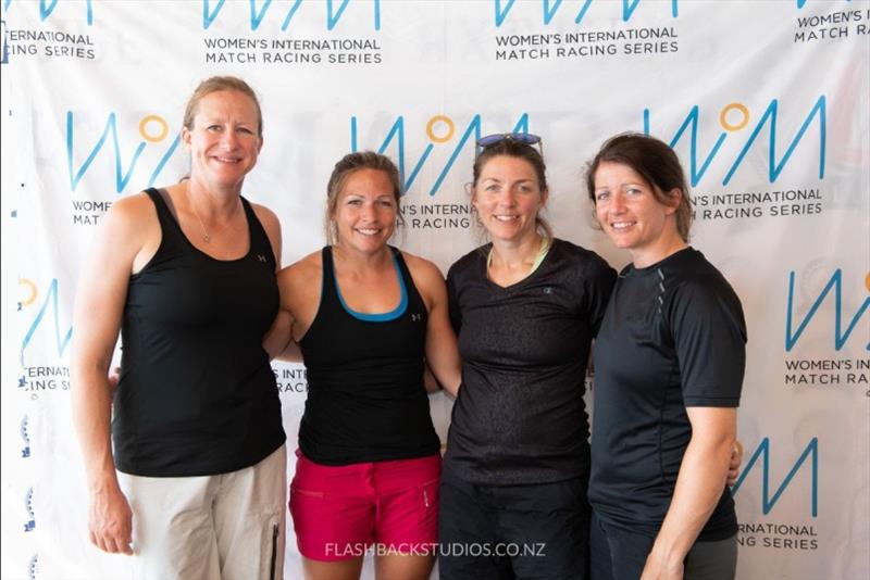 Lucy Macgregor (on the right) and her team - Lysekil Women's Match 2018 photo copyright WIM Series taken at 