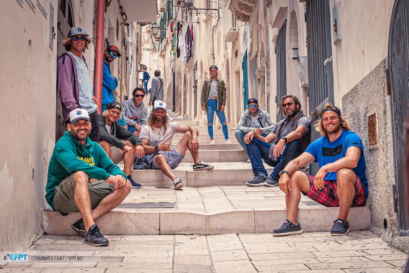 Riders and crew enjoying Vieste - photo © Emanuela Cauli