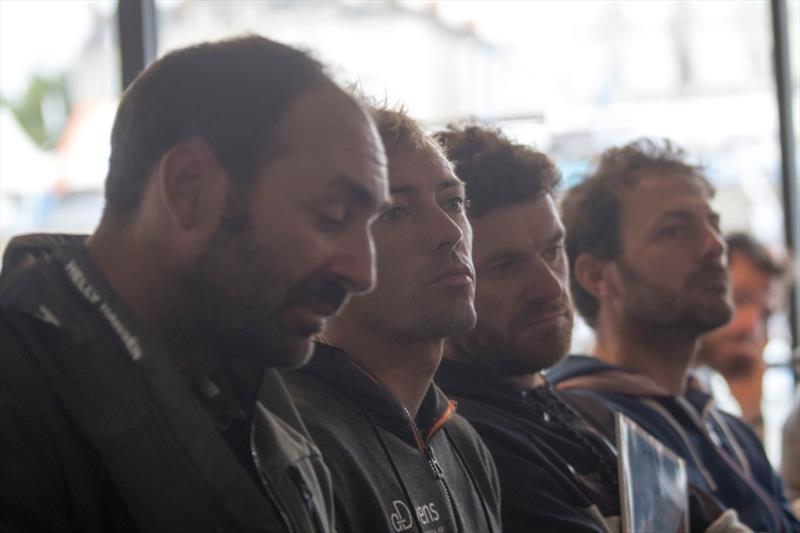 Briefing - 50th La Solitaire URGO Le Figaro photo copyright Alexis Courcoux taken at 