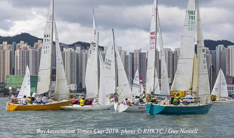 $35/hour in the Shau Kei Wan parking lot. BuyAssociation Tomes Cup 2019 at RHKYC. - photo © Guy Nowell / RHKYC